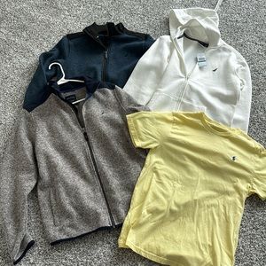 THREE Nautica jackets + a Polo tee